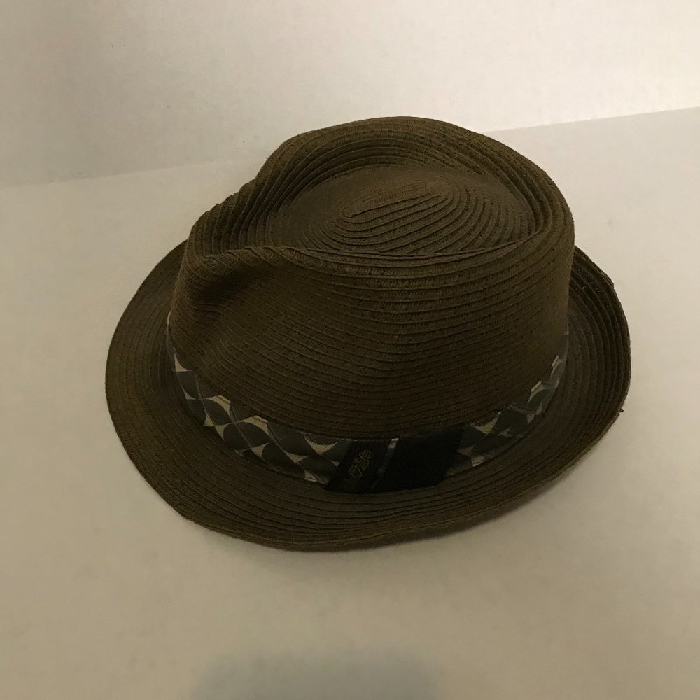 Quicksilver Paper Straw Trilby hat